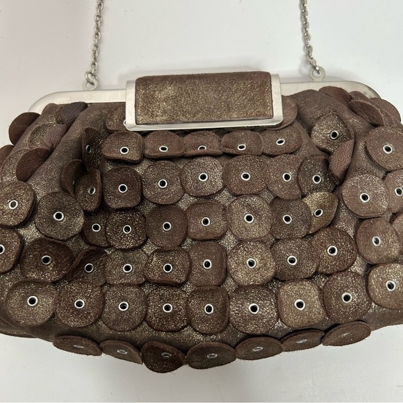 Annabel Ingall Brown Shimmer Hand Bag - Picture 8 of 14